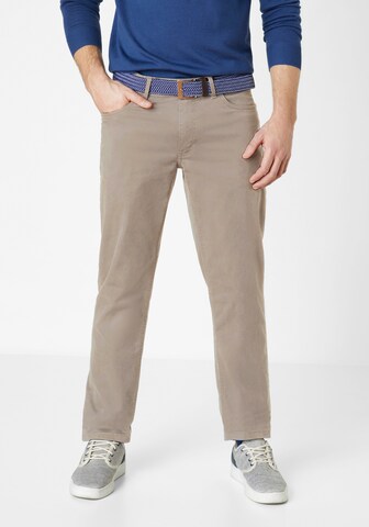 REDPOINT Regular Athletic Pants in Beige: front