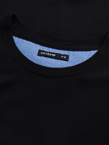 Ombre Sweater in Black