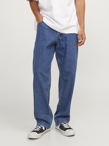 JACK & JONES Loosefit Jeans 'EDDIE' in Blauw: voorkant