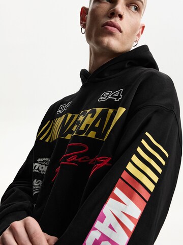 Felpa 'NASCAR' di Bershka in nero