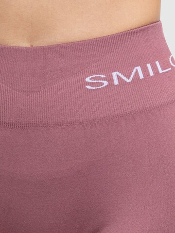 Skinny Pantalon de sport 'Azura' Smilodox en rose