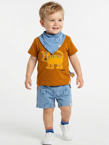 SIGIKID Scarf 'Wendehalstuch Tiger & Löwe' in Blue