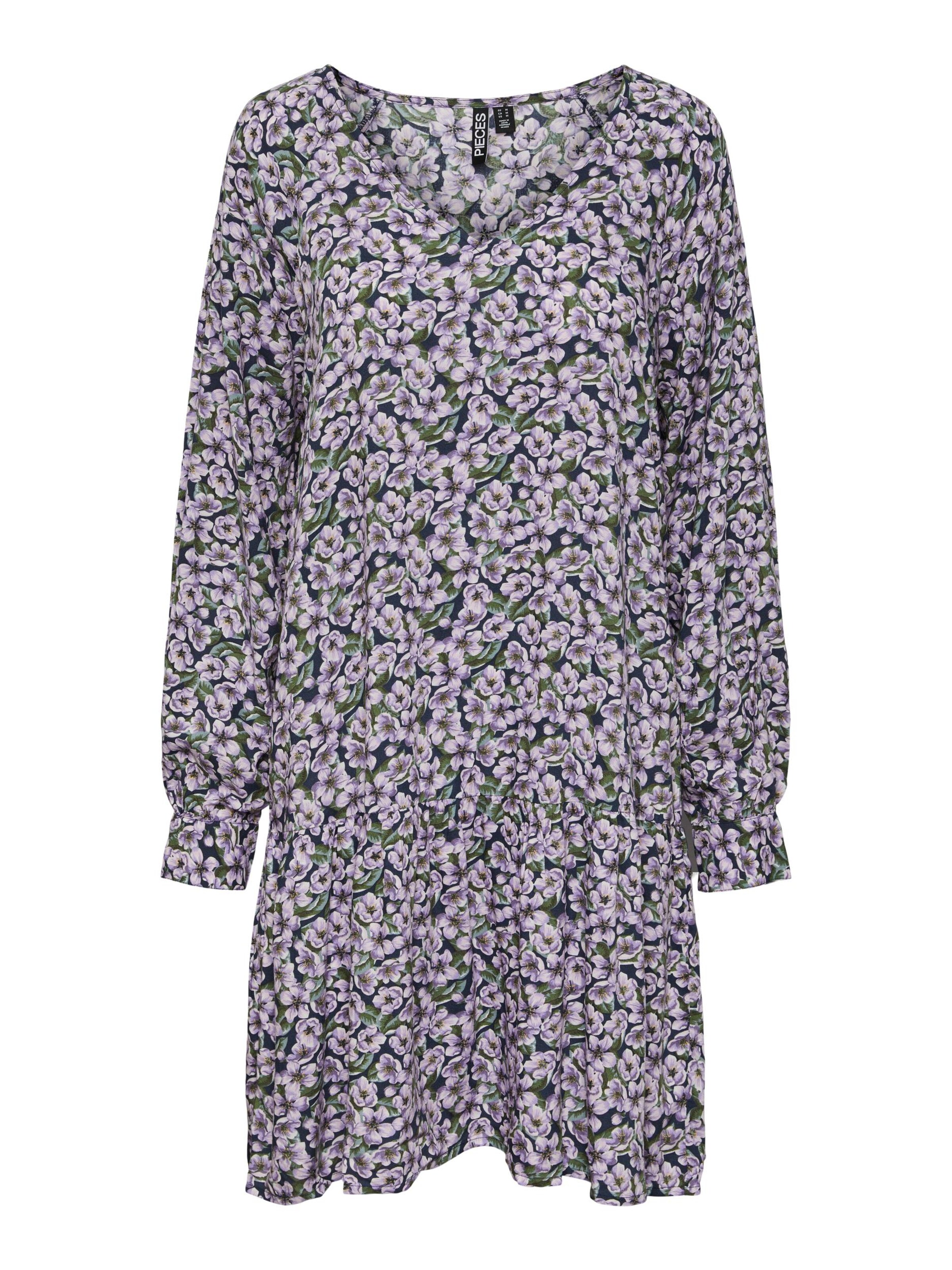 PIECES Šaty 'Alma' - Fialová: predná strana