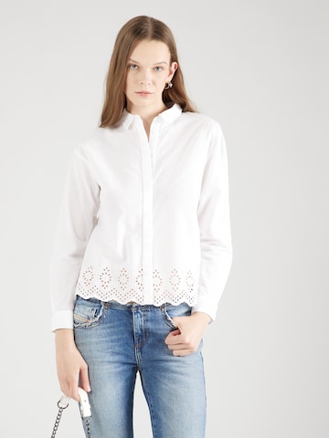 ONLY Blouse 'LOU' in Wit: voorkant