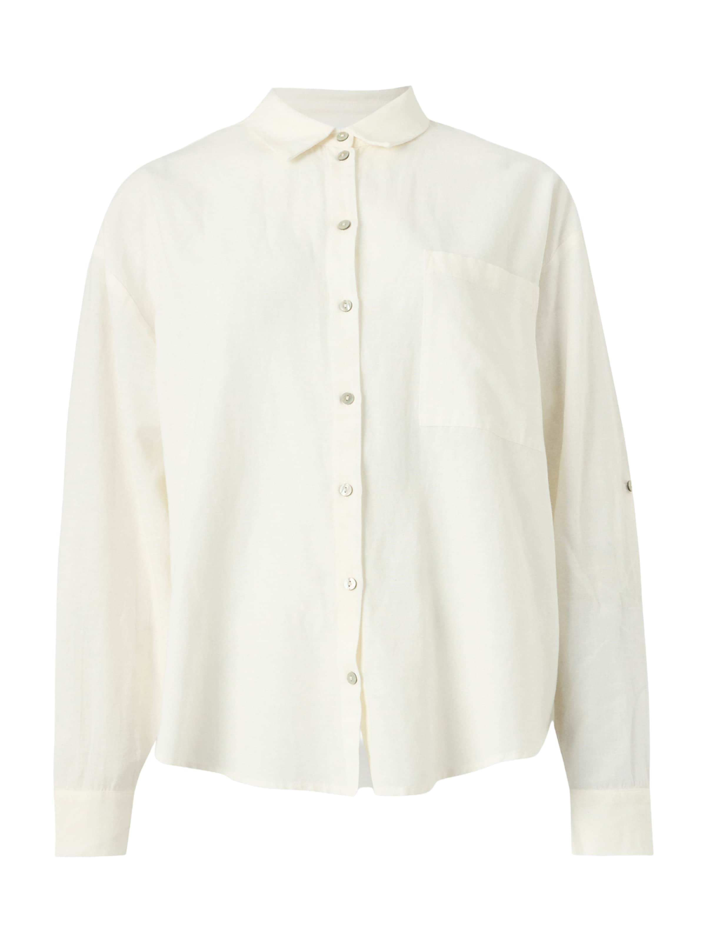 VILA - Blusa en blanco: frente