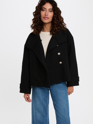 Cappotto di mezza stagione di Morgan in nero: frontale