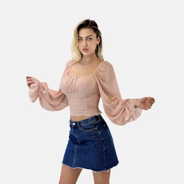 Elara Blouse in Pink