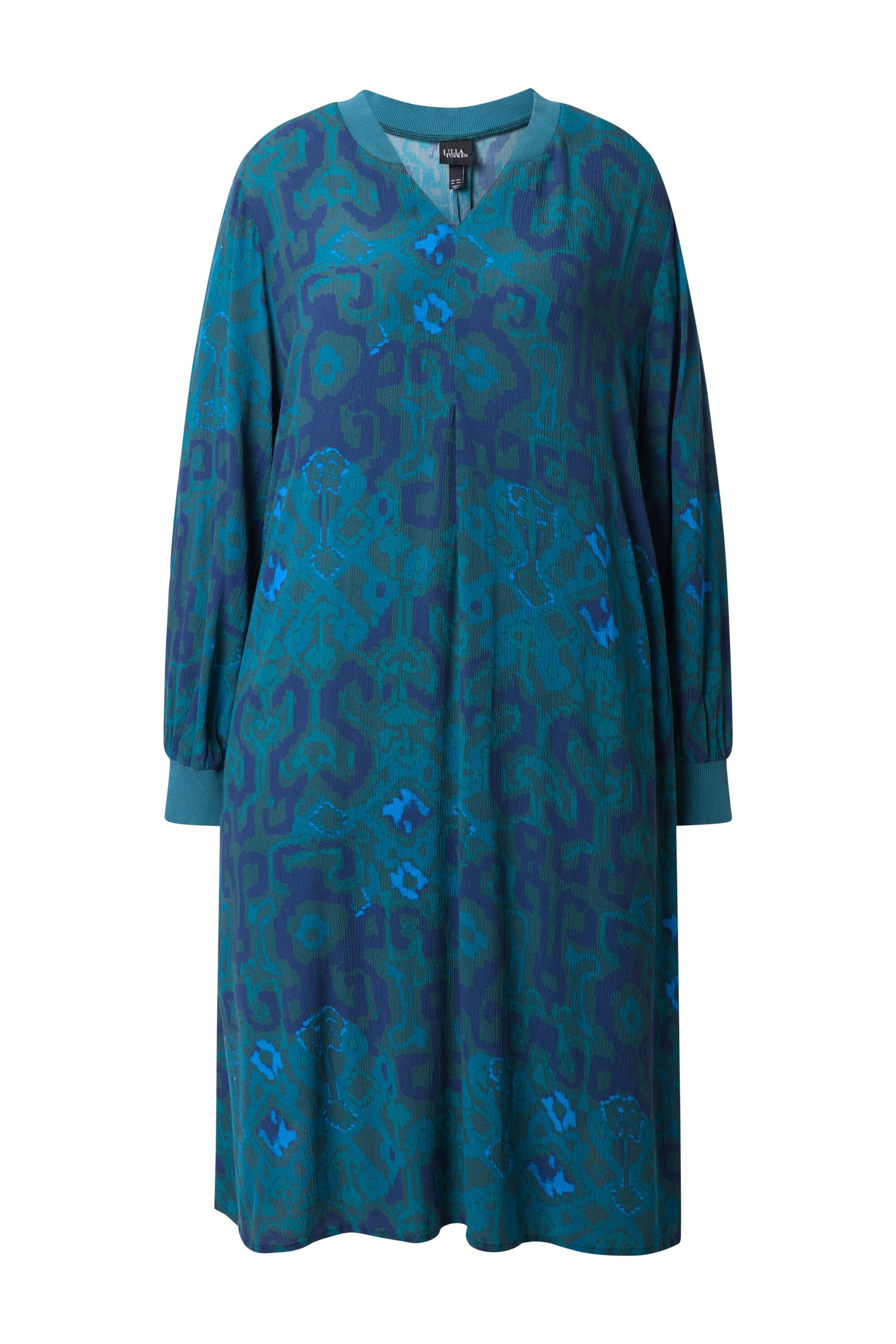 Ulla Popken Jurk in Groen: voorkant