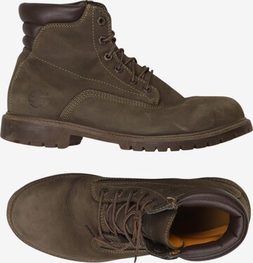 TIMBERLAND Stiefel 43,5 in Grün: Vorderseite