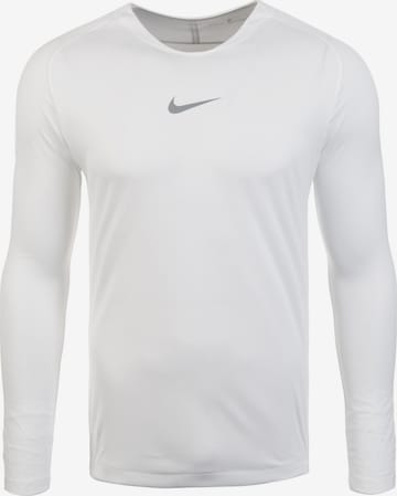 NIKE Performance Shirt 'Park First' in White: front