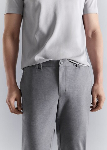 MANGO MAN Regular Hose 'Eugene' in Grau