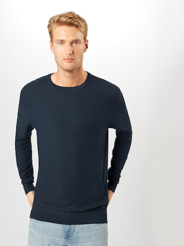 TOM TAILOR Regular fit Trui in Blauw: voorkant