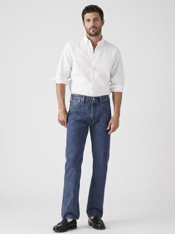 LEVI'S ® Baggy Jeans '501 Original Stonewash 80684' in Blue: front
