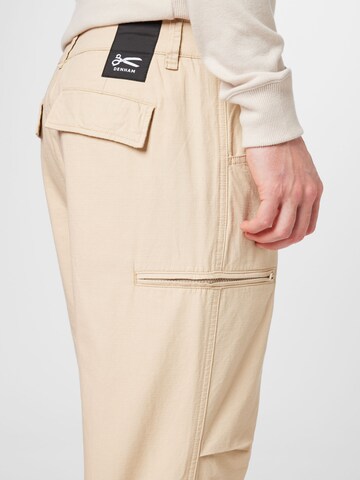 DENHAM Tapered Trousers 'HUNT' in Beige