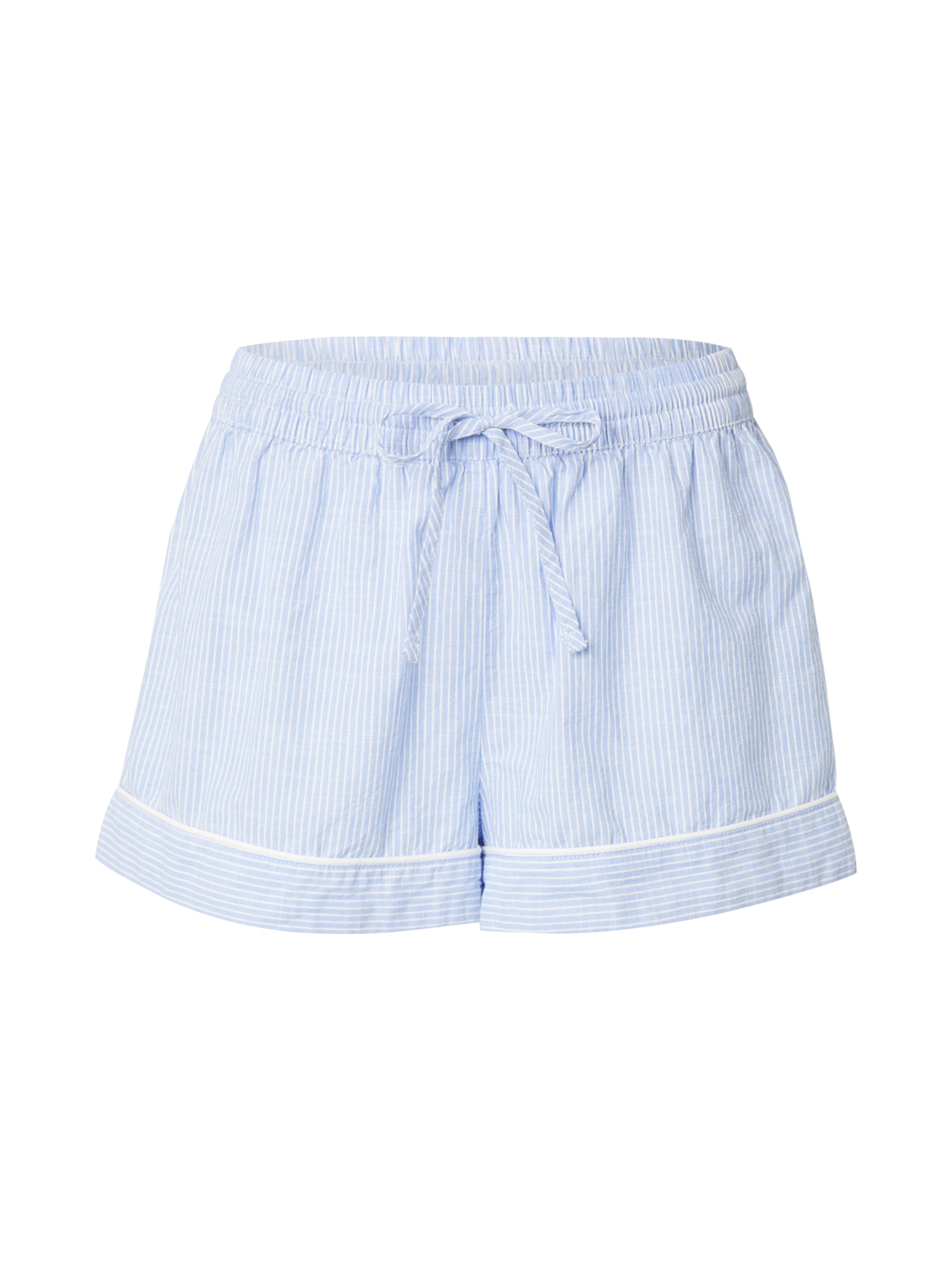 Hunkemöller - Pantalón de pijama en azul: frente