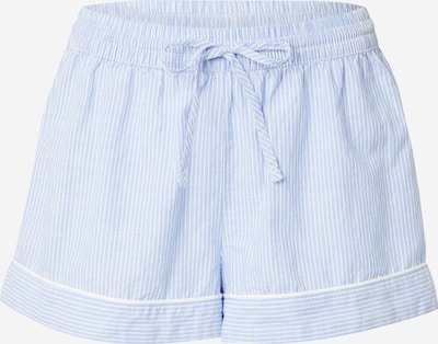 Hunkemöller Pyjamahousut värissä vaaleansininen / valkoinen, Tuotenäkymä