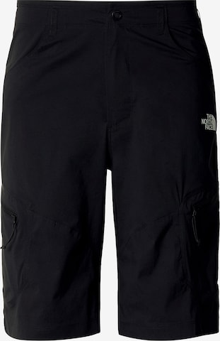 juoda THE NORTH FACE Standartinis Laisvalaikio kelnės 'EXPLORATION': priekis