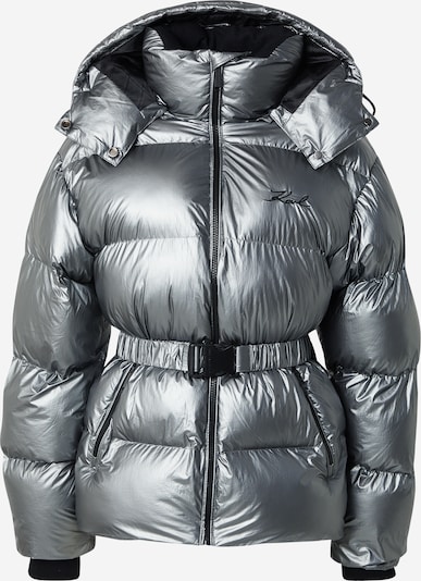 Žieminė striukė iš Karl Lagerfeld, spalva – sidabrinė, Prekių apžvalga