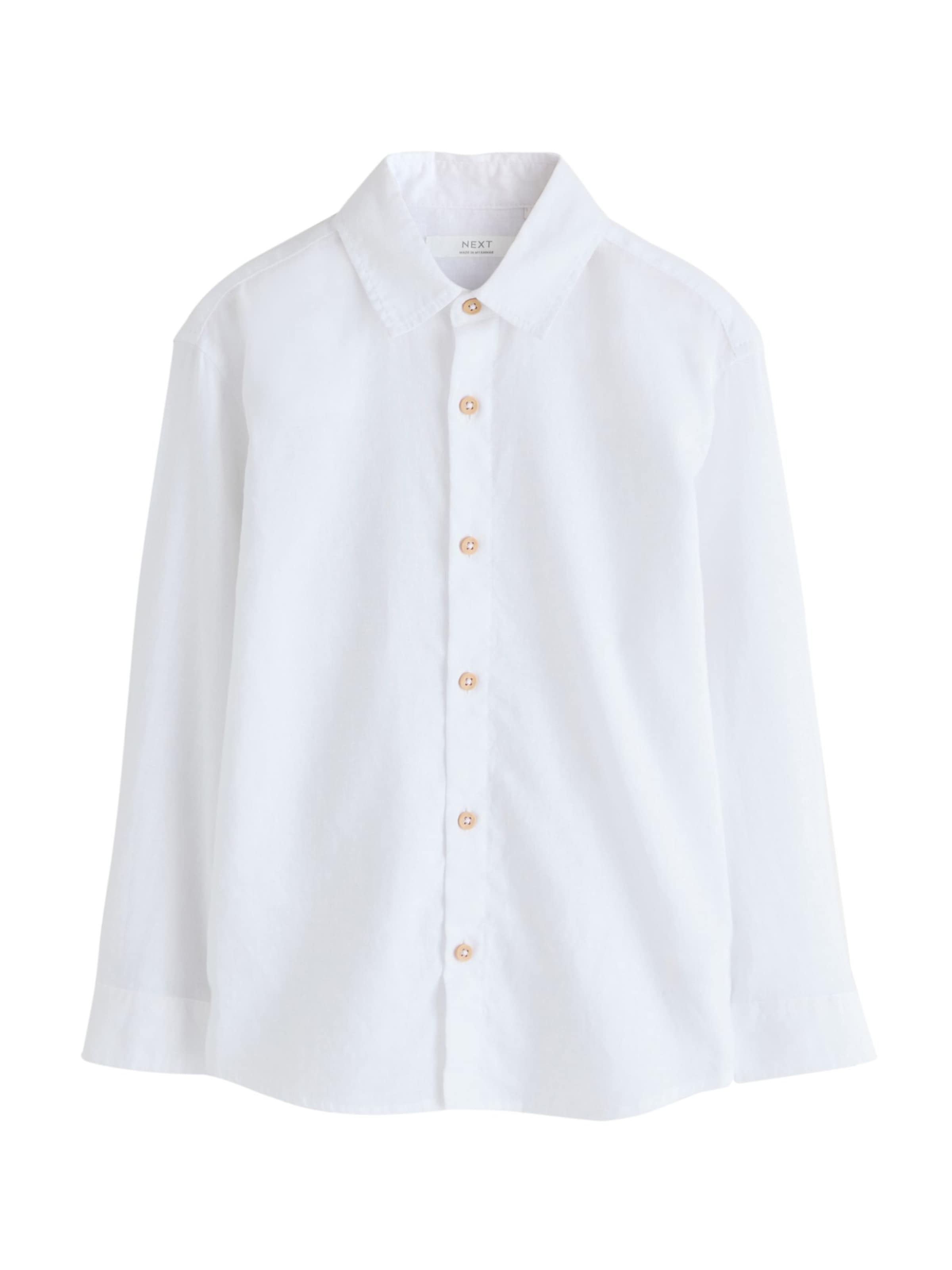 Next Comfort fit Overhemd in Wit: voorkant