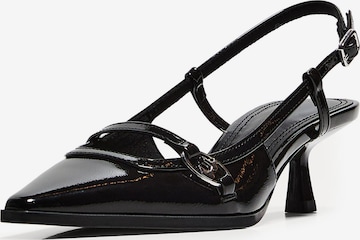 Bershka Remmiavokkaat värissä musta: etupuoli