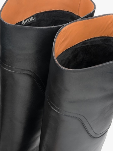 Estro Overknees '67-3011'‌ in Schwarz