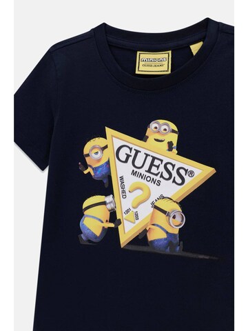 GUESS Shirt 'Minions' in Blue