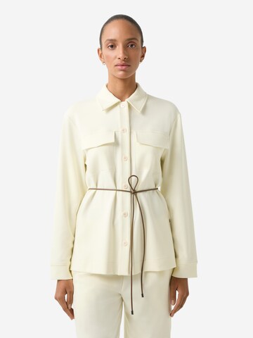 BOGNER Sweatjacke 'Filippa' in Gelb: Vorderseite