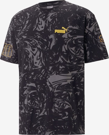 PUMA - Camiseta funcional 'POWER' en negro: frente