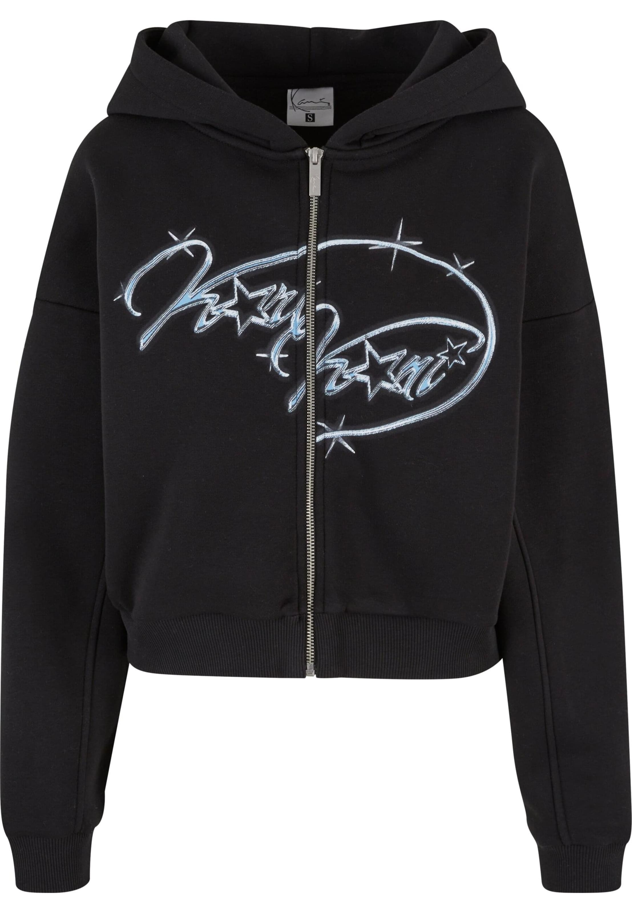 Karl Kani Bluza rozpinana w kolorze czarny: przód