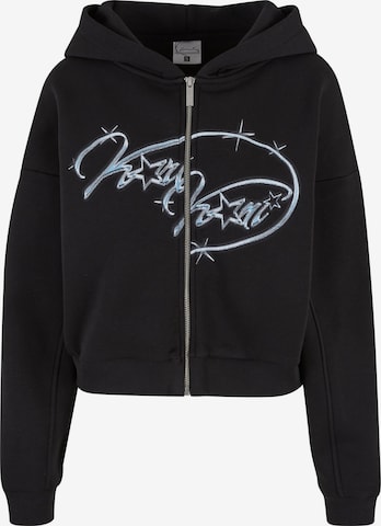 melns Karl Kani Sportiska jaka: no priekšpuses