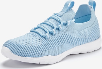 LASCANA Sneakers in Blue: front