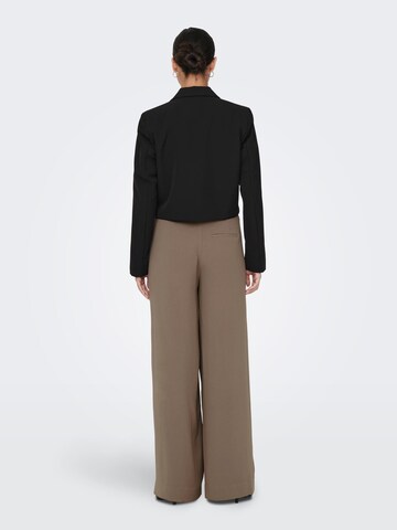 Wide leg Pantaloni 'Vincent' de la JDY pe maro