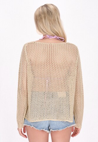 IZIA - Pullover 'Fashion Look' em bege