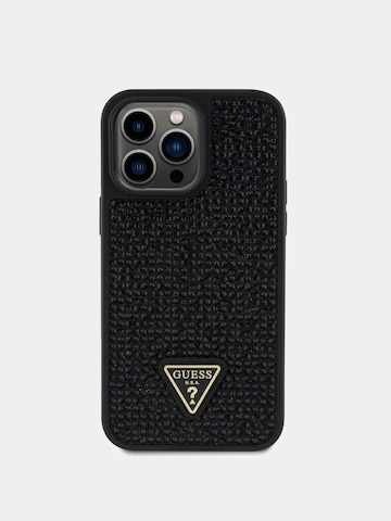 GUESS Smartphone Case 'iPhone 14 Pro Max' in Black: front