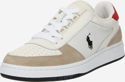 Sneaker bassa Polo Ralph Lauren di colore beige / marrone / rosso / nero, Visualizzazione prodotti