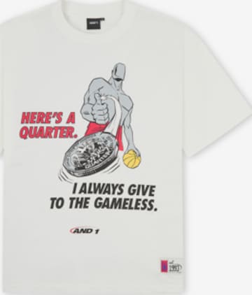 AND1 Paita värissä valkoinen: etupuoli