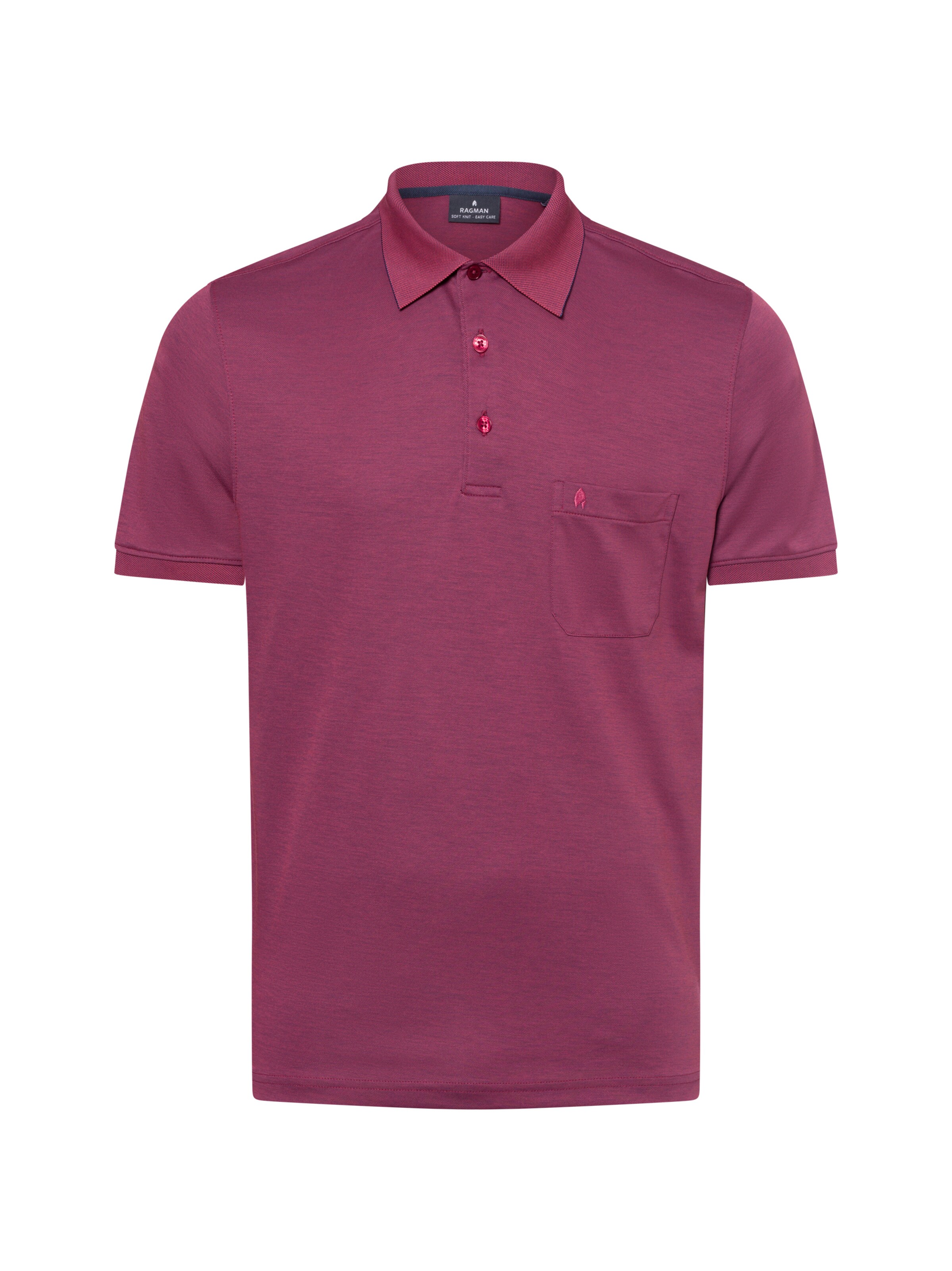 Ragman Poloshirt in Lila: Vorderseite