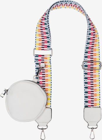 styleBREAKER Taschenzubehör 'Breiter Wechsel Taschengurt Zick-Zack mit Börse' in Weiß: Vorderseite