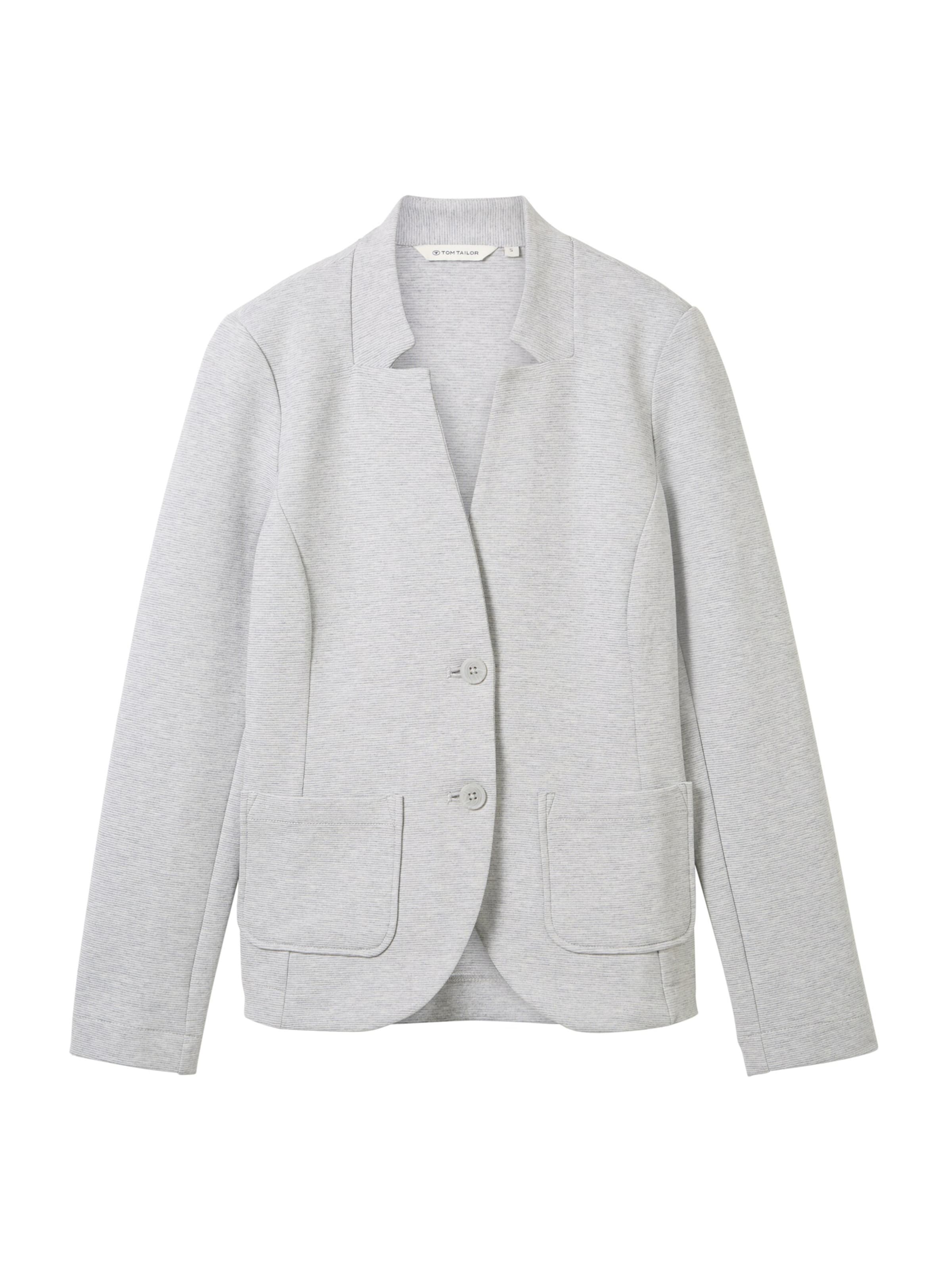 TOM TAILOR Blejzr – šedá: přední strana