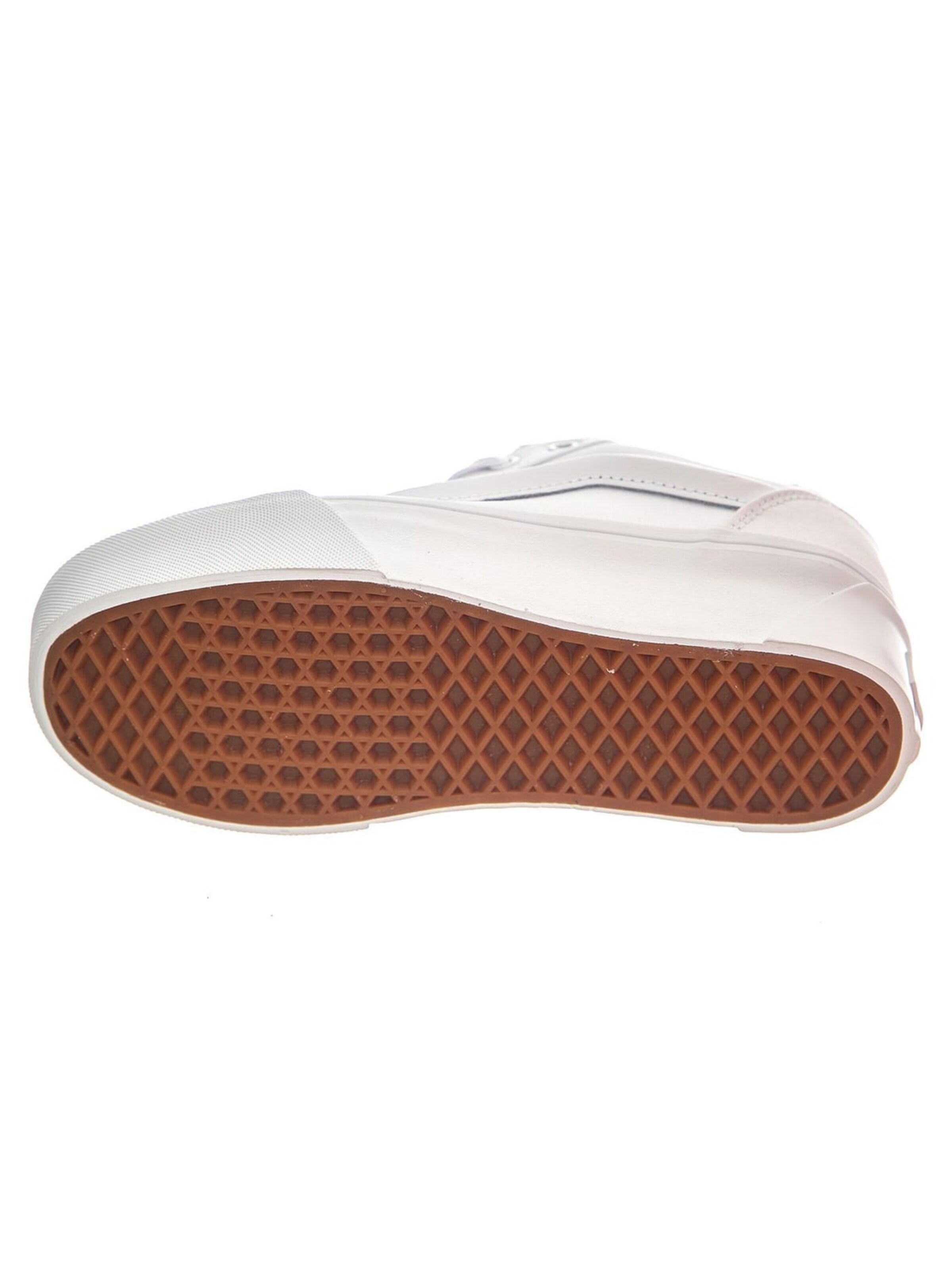 VANS Sporty snøresko 'Knu Stack True White' i hvid