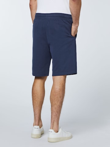 Oklahoma Jeans Regular Bermuda Shorts ' aus Baumwollmix ' in Blau