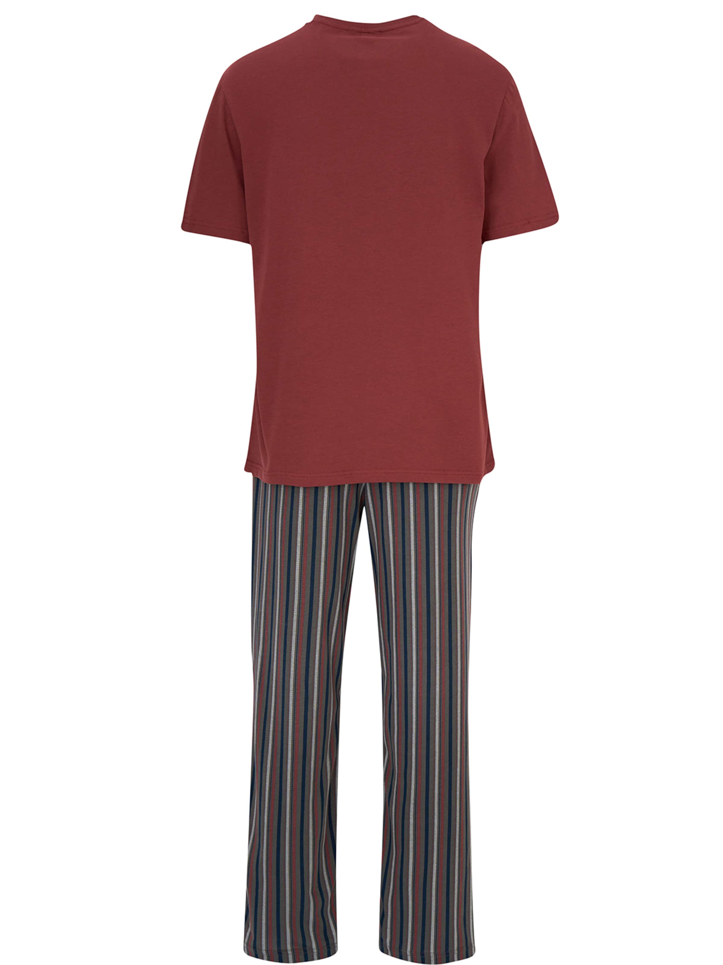 Pyjama long Dagi en rouge