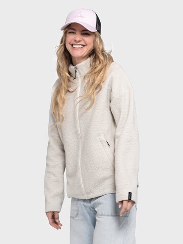 Schöffel Functionele fleece jas 'Purga' in Wit: voorkant