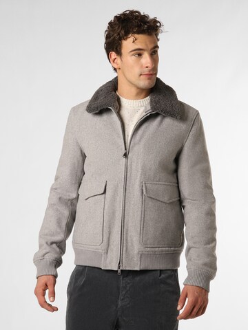 Veste mi-saison Finshley & Harding en gris : devant