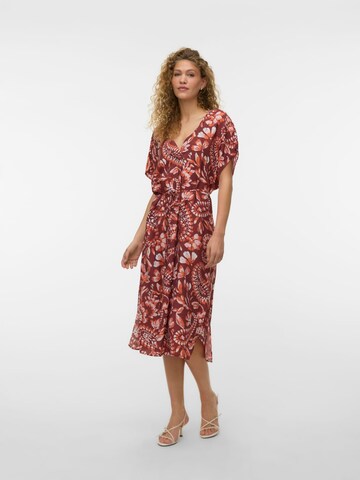 VERO MODA Jurk 'Nellie' in Rood
