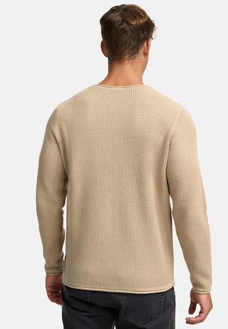 INDICODE JEANS Trui 'Petri' in Beige