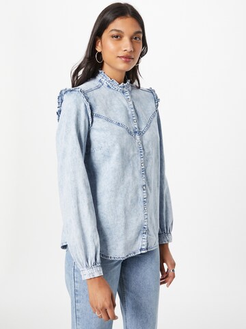 GARCIA Bluse in Blau: predná strana