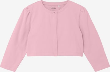 Cardigan 'VALERIE' NAME IT en rose : devant