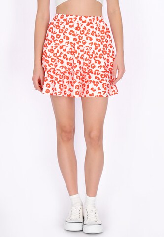 MYMO - Falda en naranja: frente