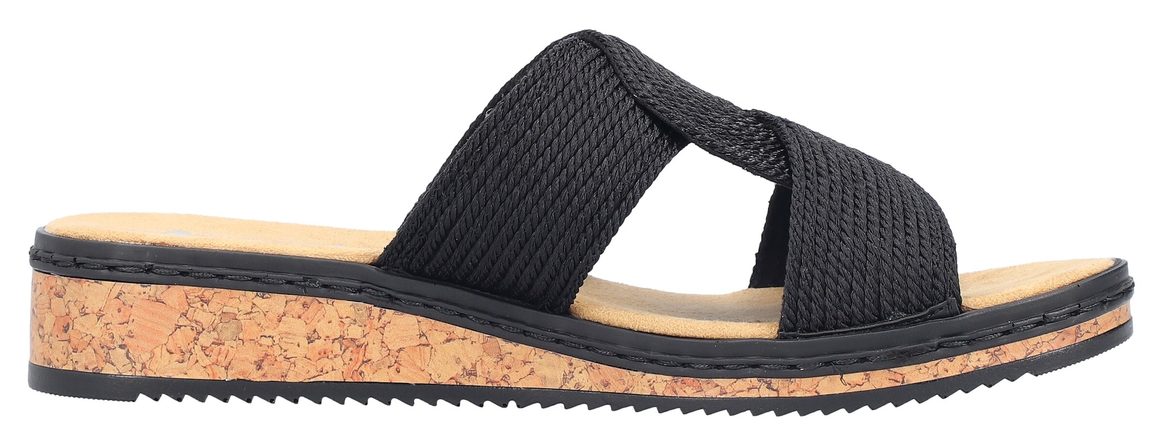 Rieker Pantolette in Schwarz